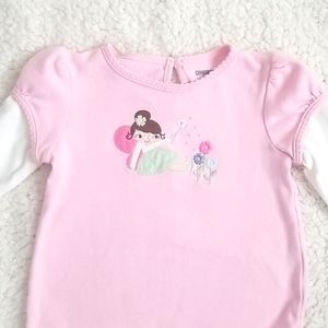 Gymboree Girls Fairy Top Pink Rare EUC